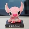 Cartoon Stitch Figure Model Shaking Head Doll Car Interior Hand-made Ornament
