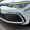 For VW Golf 8 Mk8 2021 2022 Car Front Grille Grill Moulding Strips Fog Light Cover Trim Abs Automotive Modification Accessories