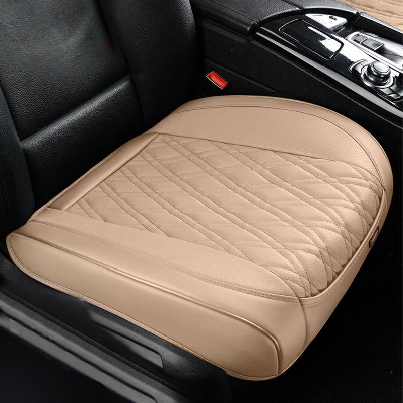 SEAMETAL Front Car Seat Cover PU Leather Seat Cushion Automobiles Seat Protector for Four Seasons