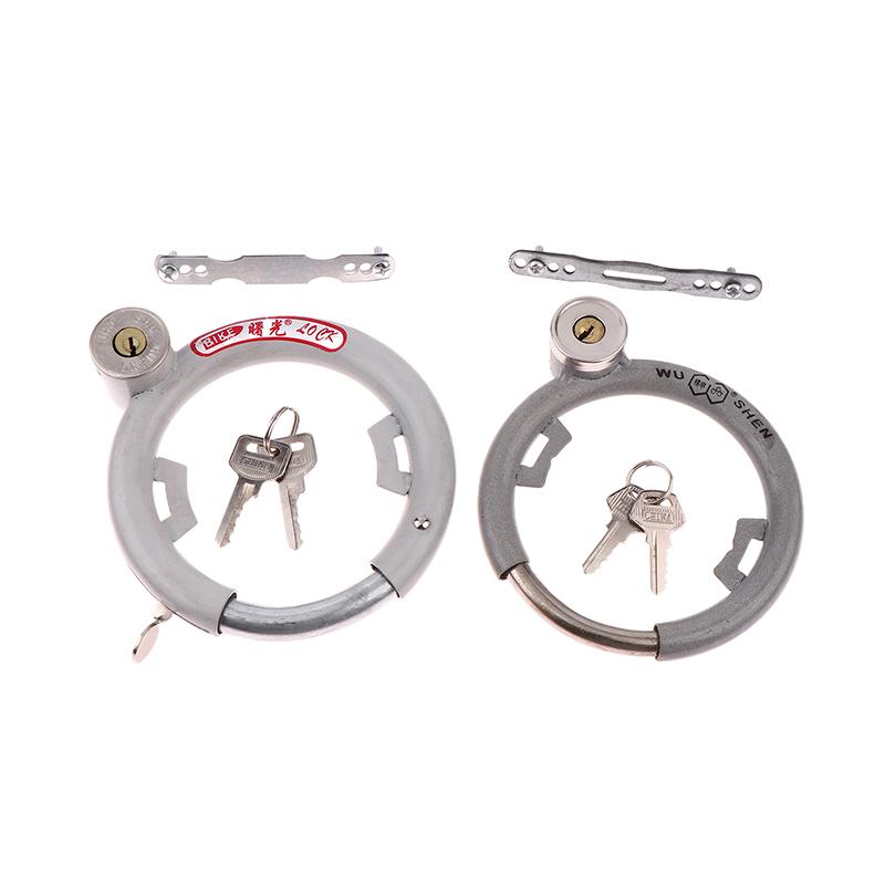 1 Set Anti Theft Alloy With 2 Keys Bike Horseshoe Lock For Mountain Bike Road Bicycle Crab Claw Lock Diy Accessories