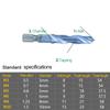 A96I-Hex Shank Screw Thread Metric Tap Drill Bits Screw Machine HSS Compound Drill Hand Tools For Metal Steel Wood Plastic
