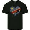 Love DR Congo Flag Congolese Day Football Unisexs Light Cotton TShirt