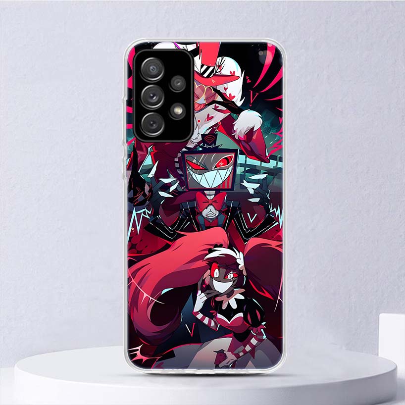 H-Hazbin H-Hotel Angel Dust Soft Case For Samsung Galaxy A52 A42 A32 A22 A12 A02S Phone Cover A50 A51 A70 A71 A41 A31 A21S A40 A