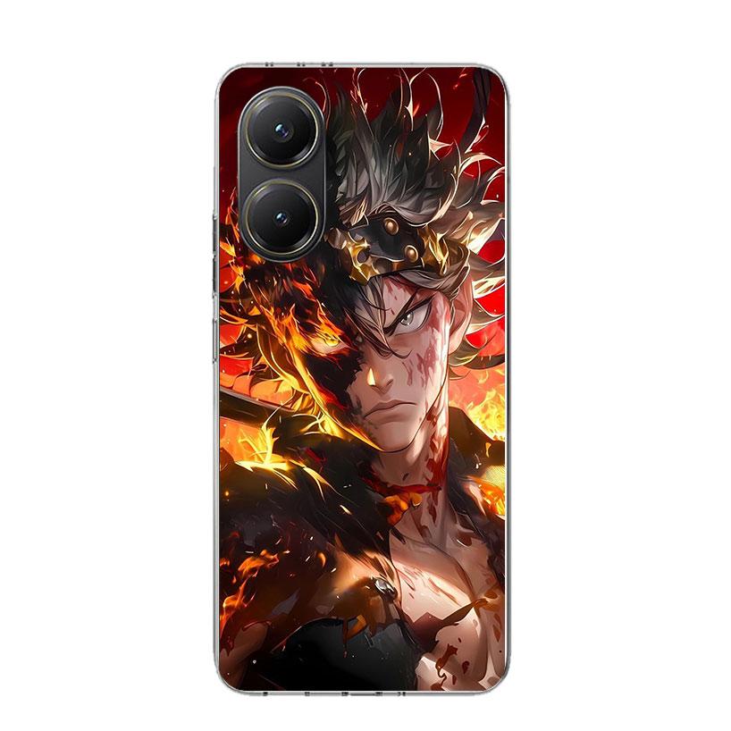 

Black C-Clovers Anime Phone Case For Xiaomi Poco F7 Ultra X7 X6 Pro X5 Redmi 15 15C 13 13C 12 12C 10 10A 10C 9 9A 9C 9T Shell Po Xiaomi Poco M7 4G