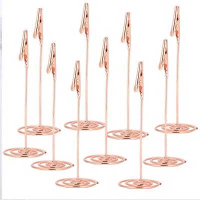 10 stücke Karte Halter Memo Halter Clip Desktop Name Karte Halter Memo Foto Clip