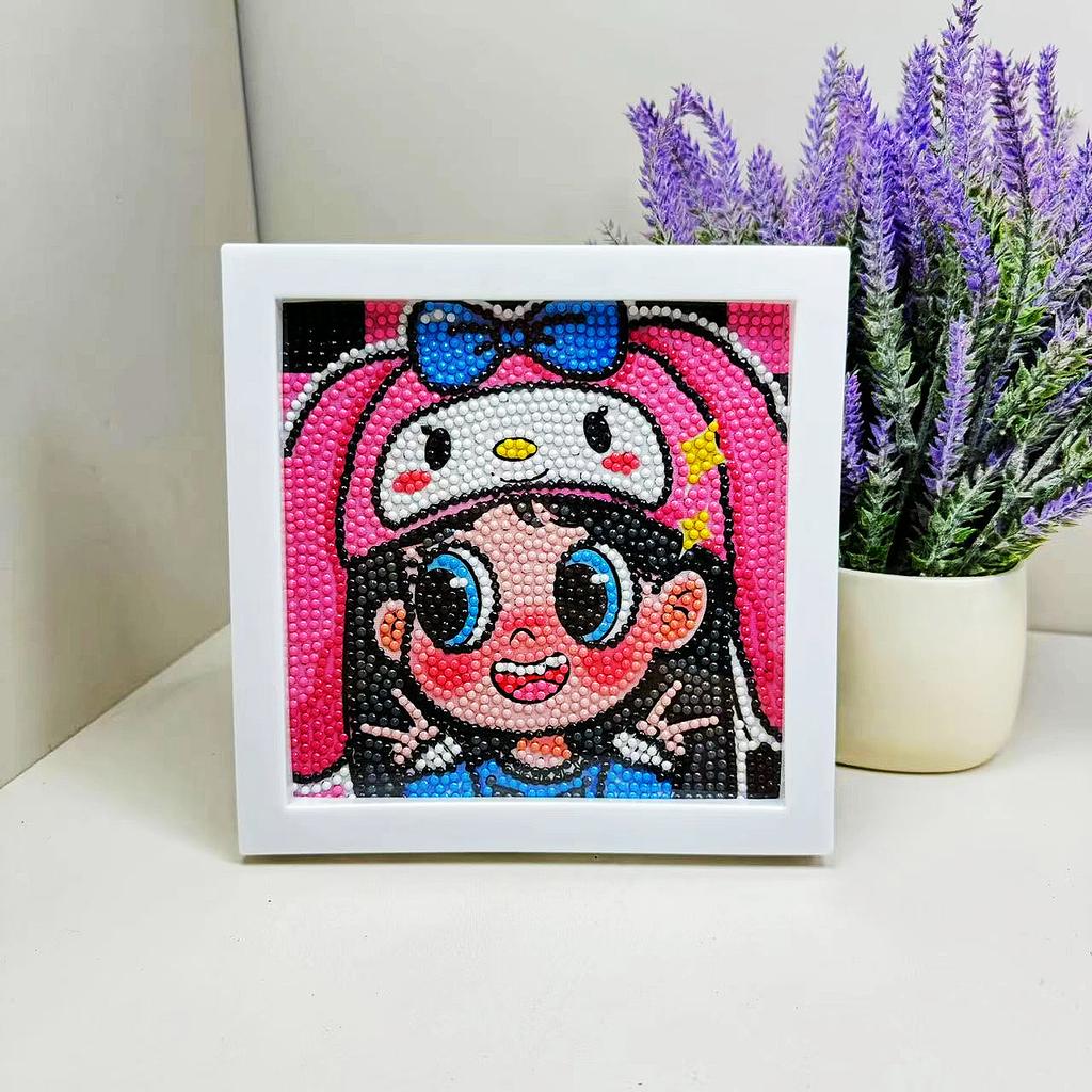Free Shipping/Cartoon Diamond Painting Children'S Gift Handmade Cross Stitch Framed Diy Bedroom Sticker