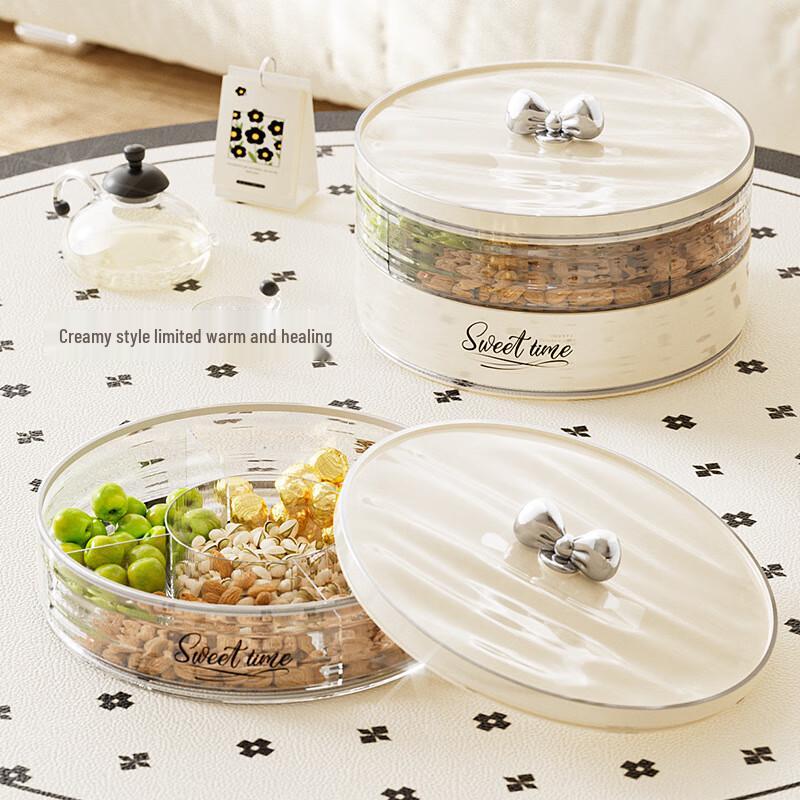 Double-Layer Transparent Candy Storage Box Double Layer