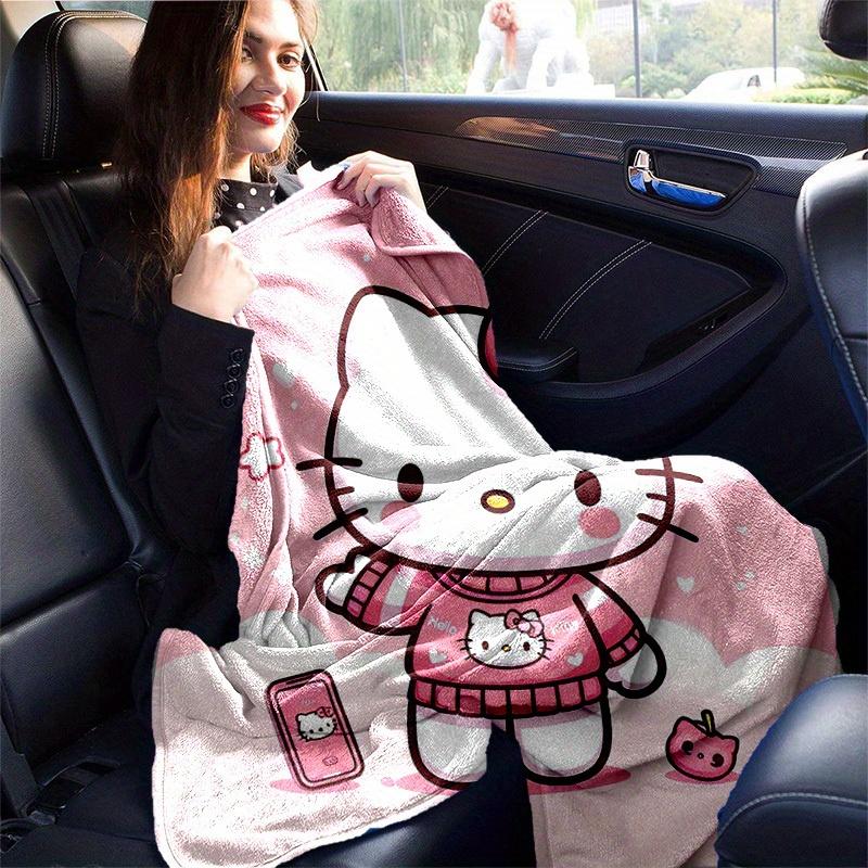 1pc. Cute Hello Kitty Pink Blanket - Perfect for Home, Office, Outdoor Use & Gift Ideaz0411247