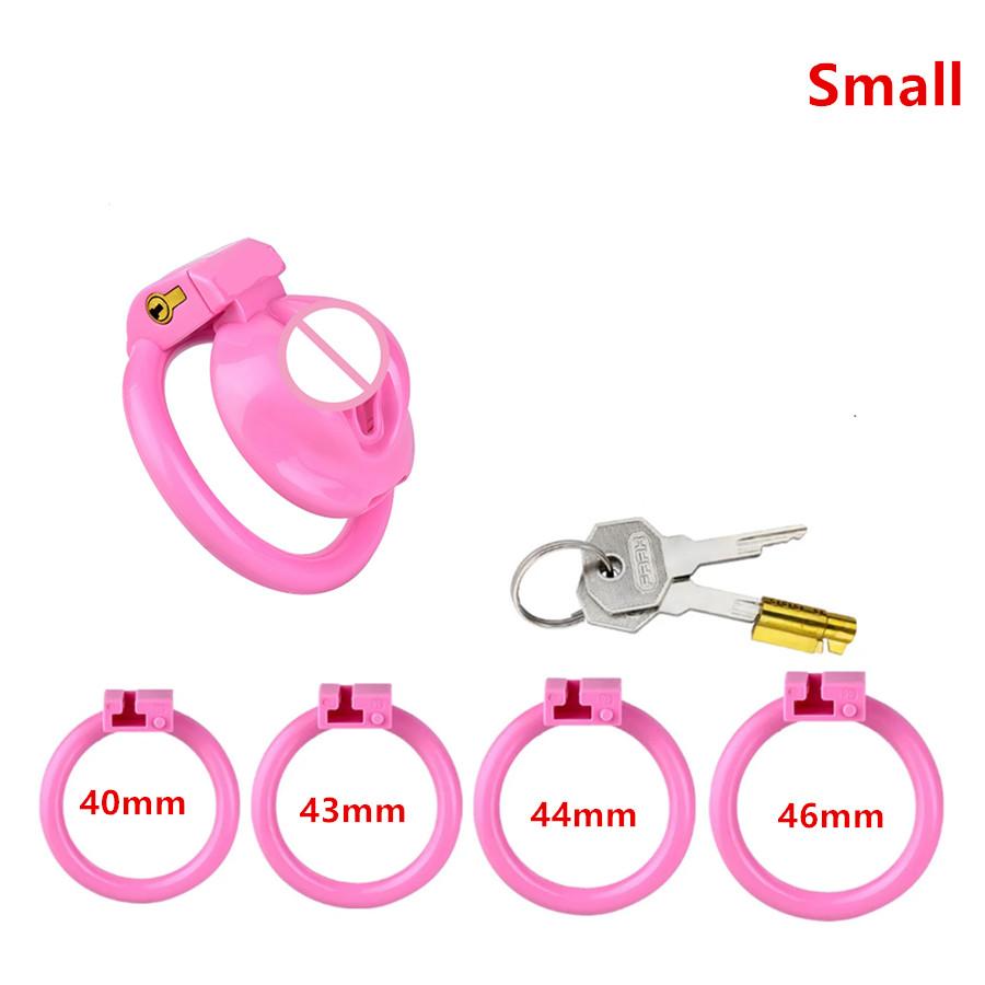 Male Small Sissy Chastity Cage Device Honeycomb Lock Ring Pussy Chastity Cage Device Sex Toys for Men