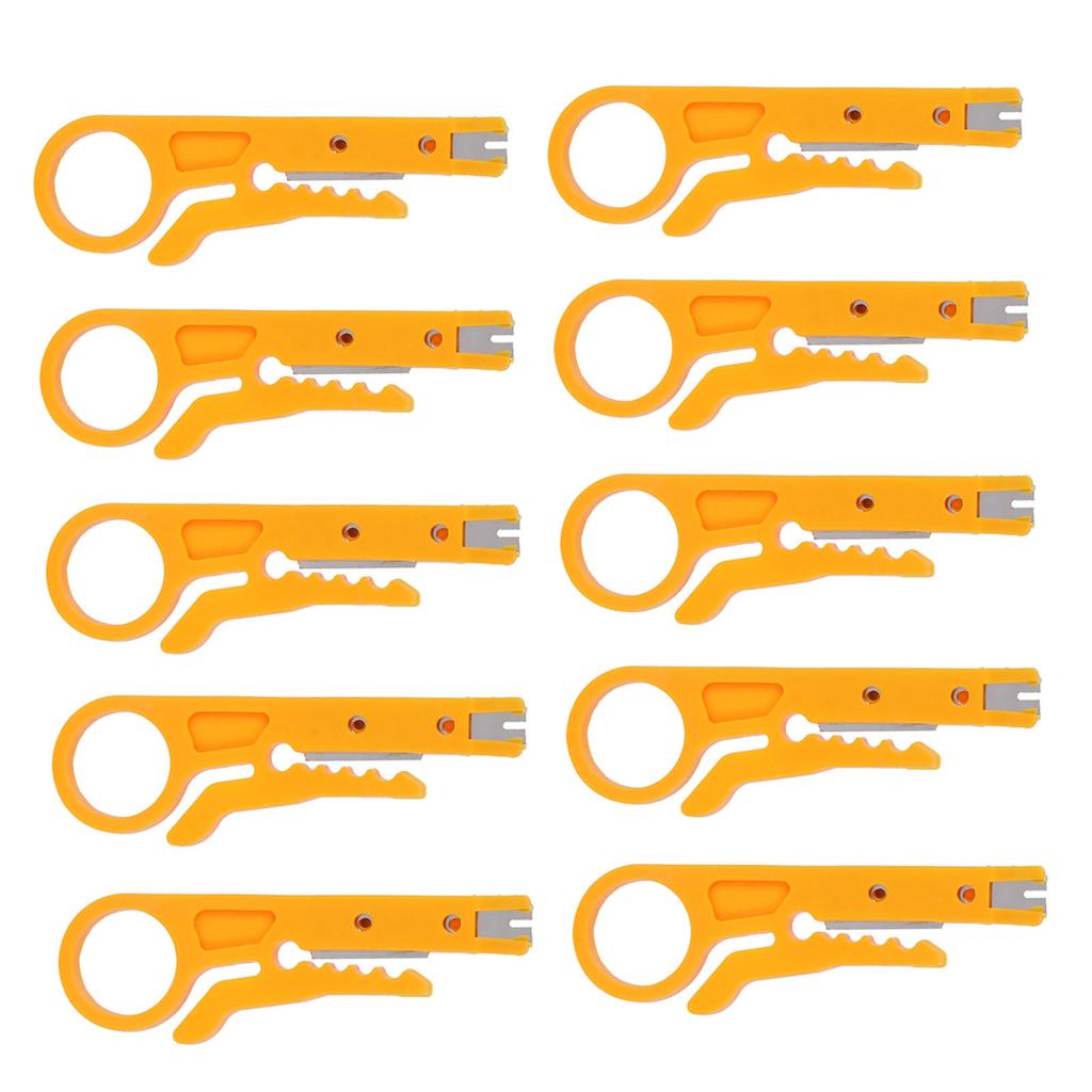 10Pcs Wire Stripper Multi Purpose Mini Cable Crimping Stripping Pliers Tool for Electrician