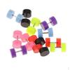 12pcs Acrylic Stainless Steel Barbell Stud Earring Illusion Guage