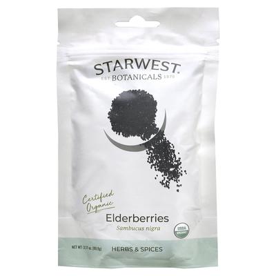 Organic Elderberry, 89.9g(3.17Oz)