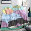 Chris Griffin Printed Flannel Blanket, Soft Throw for Bedroom Sofa, Washable, Fan Merchandise, Great Gift.