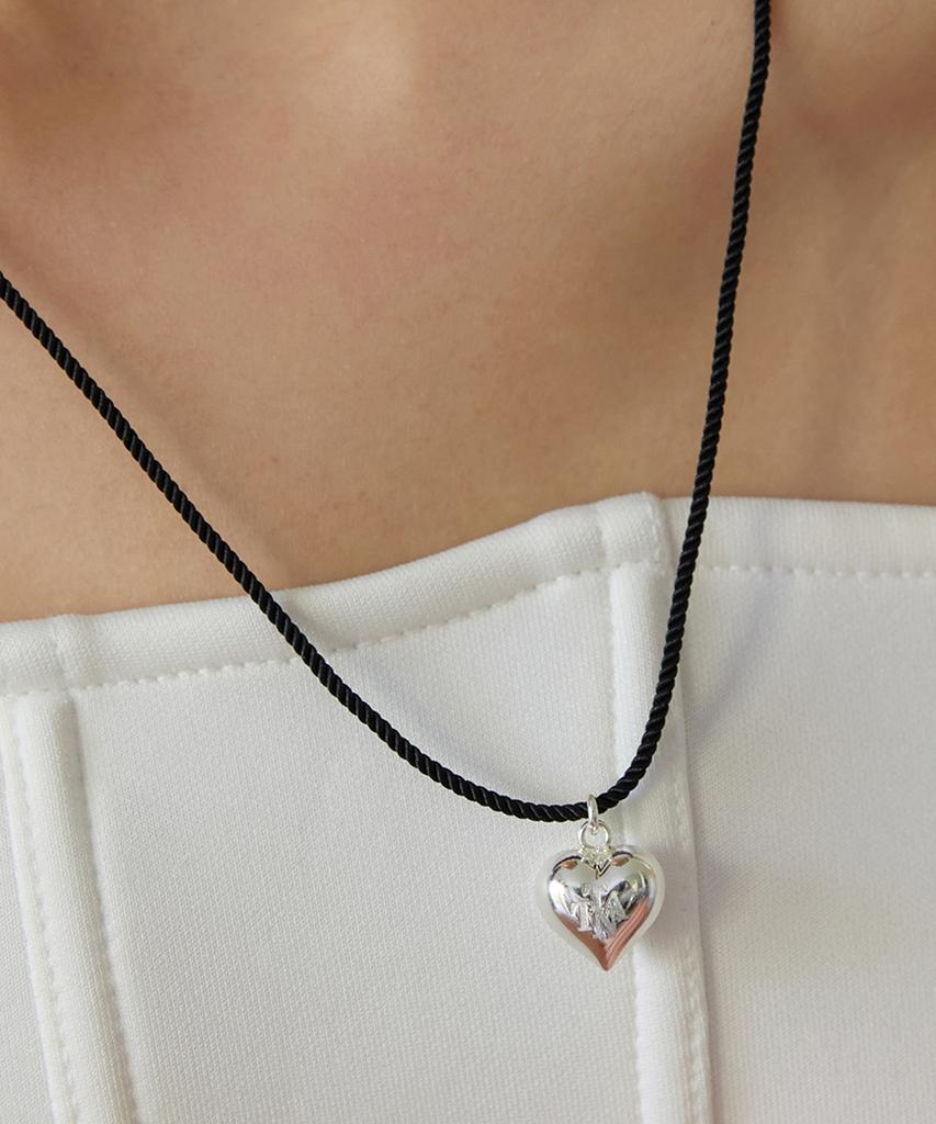 Tatiana (Silver 925) Mild Heart String Necklace Nz2115