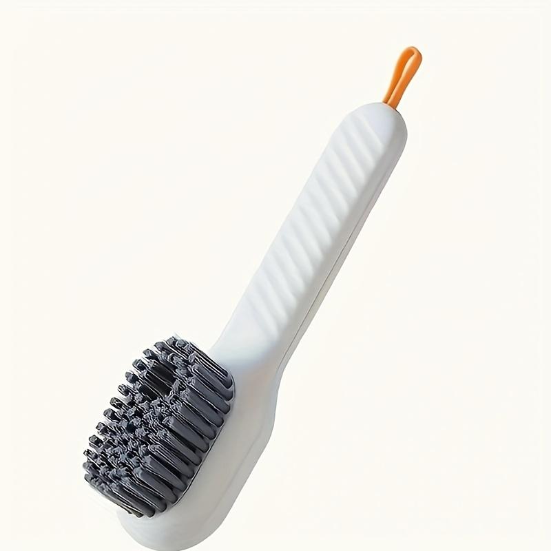 All-in-One Shoe Brush with Integrated Soap Holder for Effortless Cleaning