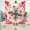 Mom's Heart And Love Blanket Suitable for Sofas,travel, Living Rooms Also a Good Gift for Friends and Family Suitable for All Seasons.