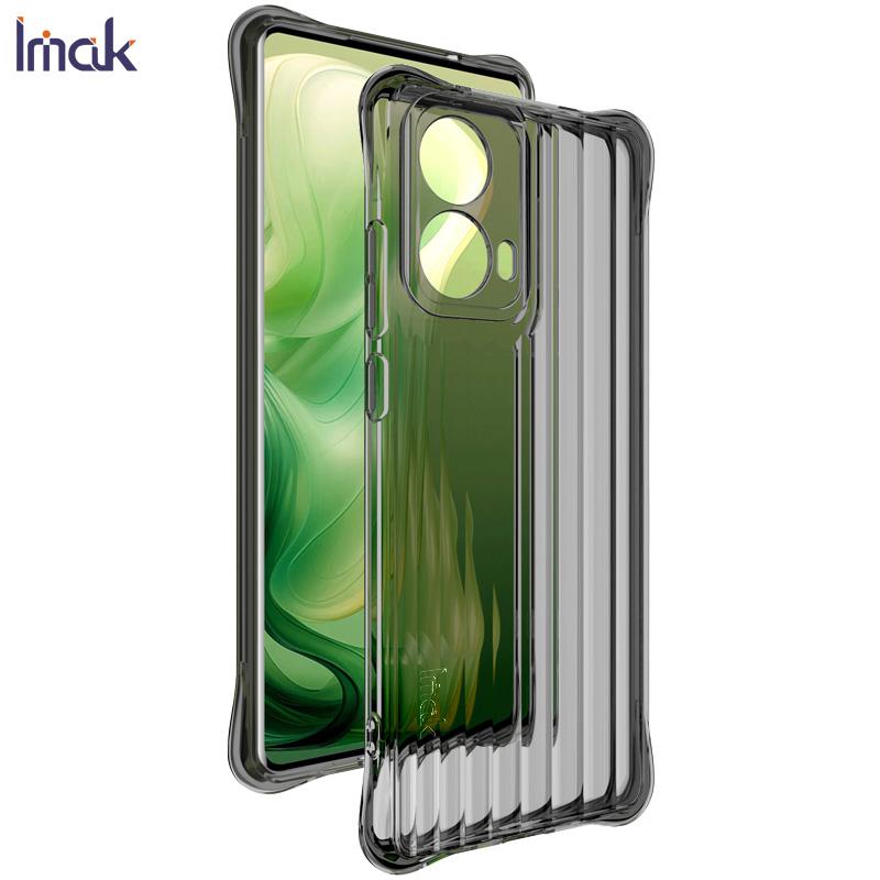 

Для Moto G85 5G Phone Case IMAK Ударостійкий м’який чохол Гофрована текстура Moto G85 5G чорний