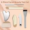 Edelstahl Make-up Spatel und Mischstab Set Foundation Pinsel Lidschatten Creme Pigment Mischwerkzeuge ein Dediziertes Make-up Set