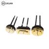 Dual Flush Toilet Tank Gold Colour 48mm/58mm Button Round Shape Toilet Push Buttons Bathroom Accessories