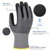 MicroFoam Nitrile Coated Work Gloves Dots Grip Seamless Knit Safety Security Gloves for Men Women Gardening Industrial Assembly