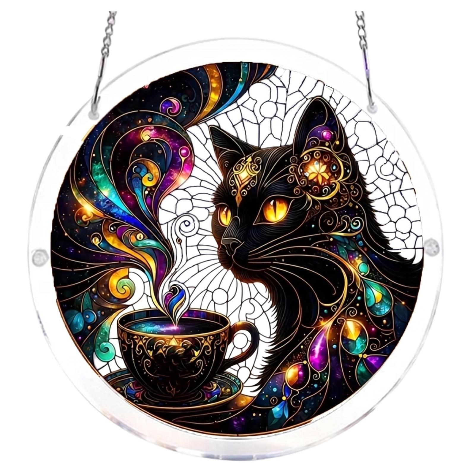 

Acrylic Sunshine Catcher Puzzle Hanging Decoration, Wall Art, Home Furnishing, Window Hanging Decoration One Size