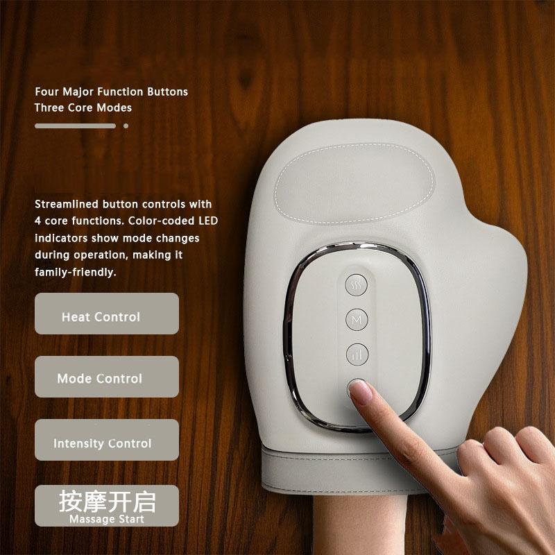 New USB Electric Hand Massager Constant Temperature Hot Compress Hand Massager 5-speed Adjustable USB Rechargeable Massager  Parents Gift