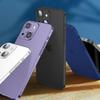 NEYAA IPhone 15 Case, IPhone 15 Protective Cover, Full Lens Protection, Ultra-Thin Frosted Semi-Transparent Shockproof Silicone Soft Case, Dark Purple