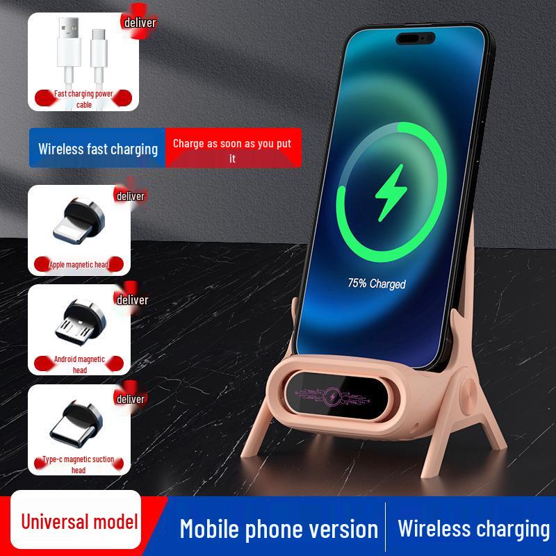 Original Brand Wireless Charger & Loudspeaker Stand with Automatic Horizontal and Vertical Sensing for Mobile Phones