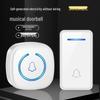 Battery-Free Wireless Doorbell with Long-Range AC, Digital Music, and Elderly Caller Alert