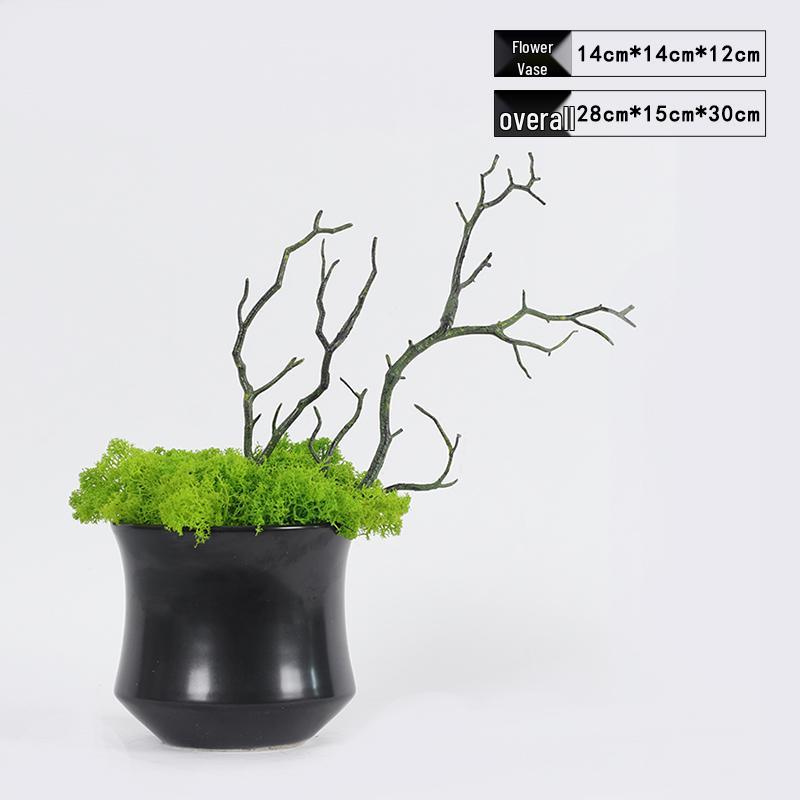 Chinese Style Floral Coffee Table Arrangement for Living Room or Hotel Decor