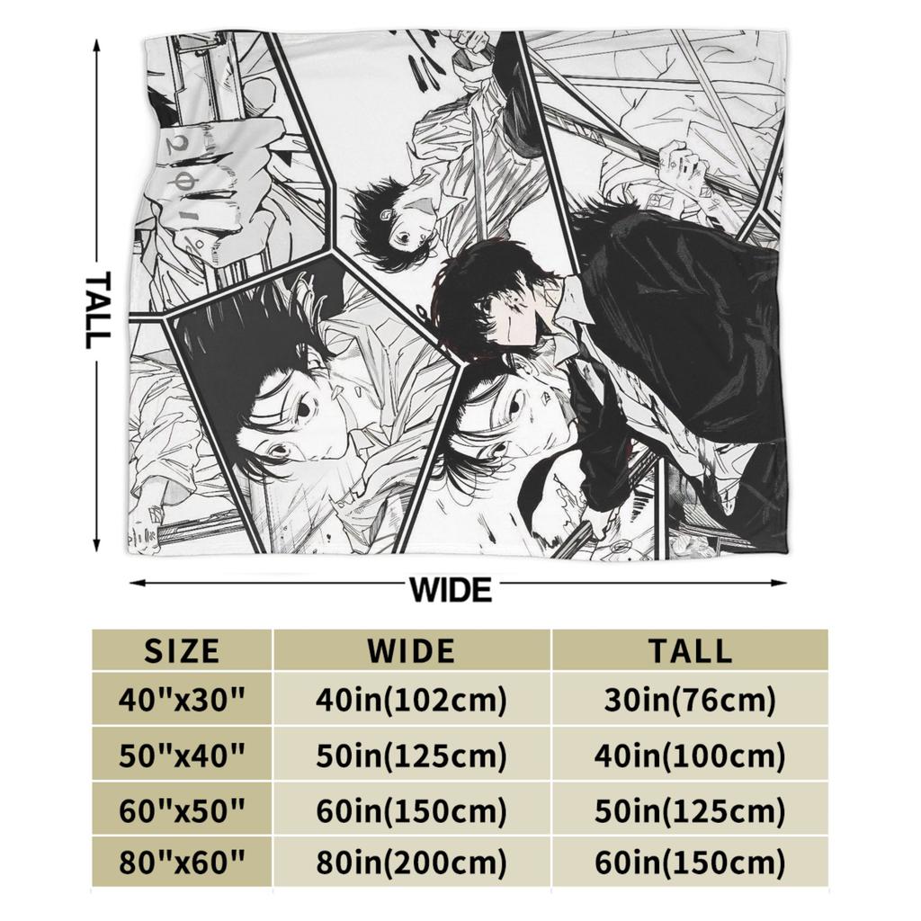 Nagumo Yoichi Sakamotos Days Blanket Cozy Soft  Throw Blankets for Sofa 50x60 Inch Multiple Sizes Bedding Throws