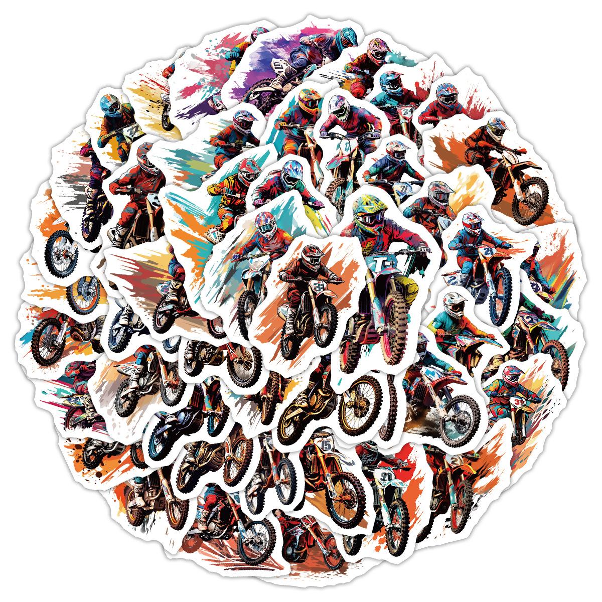 

50 Милых Граффити Наклеек на Мотоциклы Внедорожники, Канцелярские Наклейки, Для Стаканов с Водой, Для Блокнотов, Водонепроницаемые Декоративные Наклейки