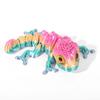 14cm 3D Printing Chameleon Toy Simulation Eyeball Chameleon Animal Model Figure Home Decoration Creative Toy Gifts