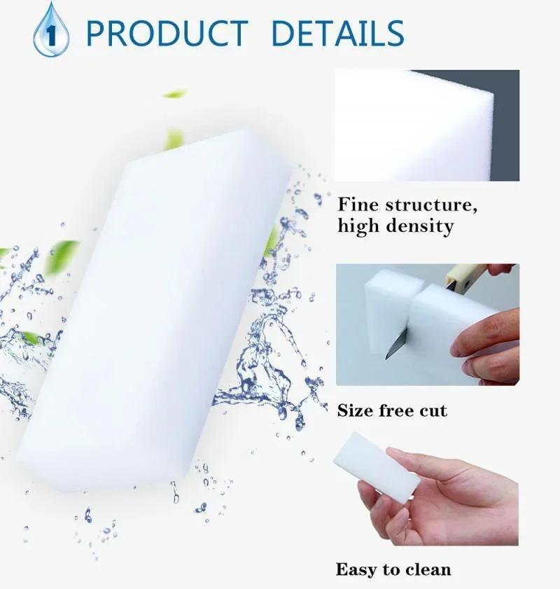 10 Pack White Multi-purpose Melamine Sponge Magic Sponge Wipe Cleaner Cleaning Sponge for Kitchen Bathroom Cleaning Tools