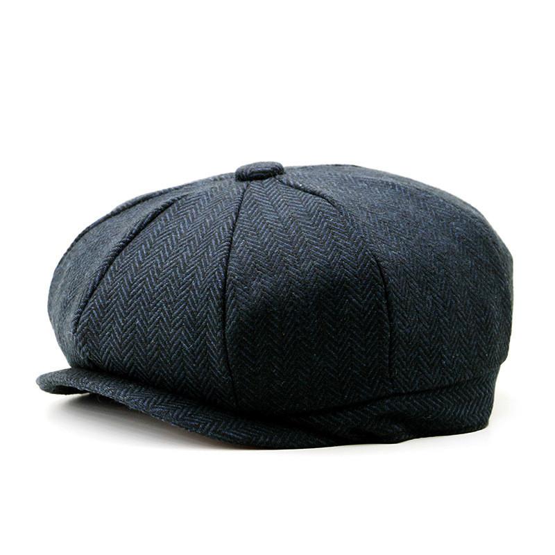 Wool Blend Octagon Hat For Men Women With Adjustable Fit For Winter Outdoor Casual Wear