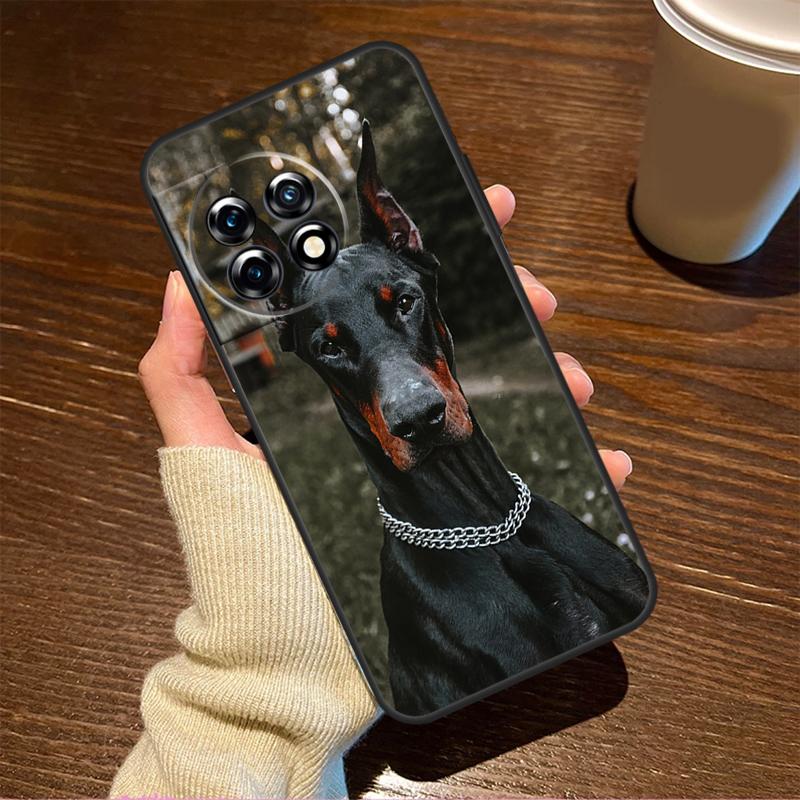 Dachshund Doberman Dog Case For OnePlus 13T 10T 8T 10R 13R 15 R 13 12 11 9 10 Pro Nord CE 5 2 3 4 Lite N20 N30 Cover
