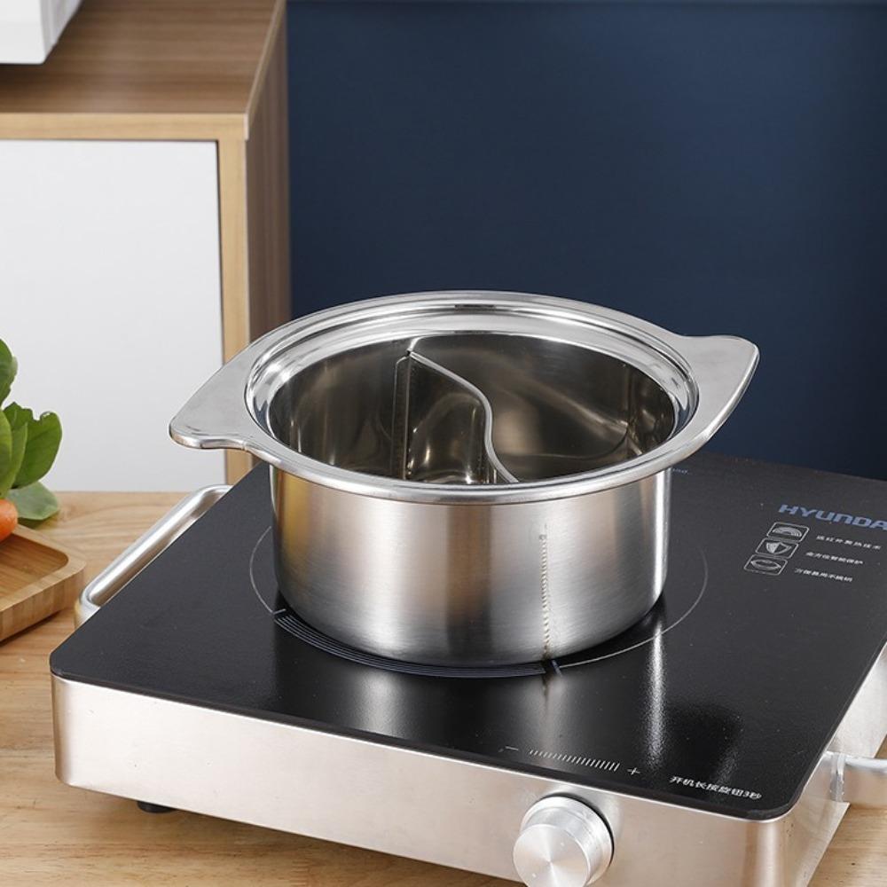 Multi Purpose Cooking Boiling Pot One Person Hot Pot Portable Soup Pot  Food Cooking