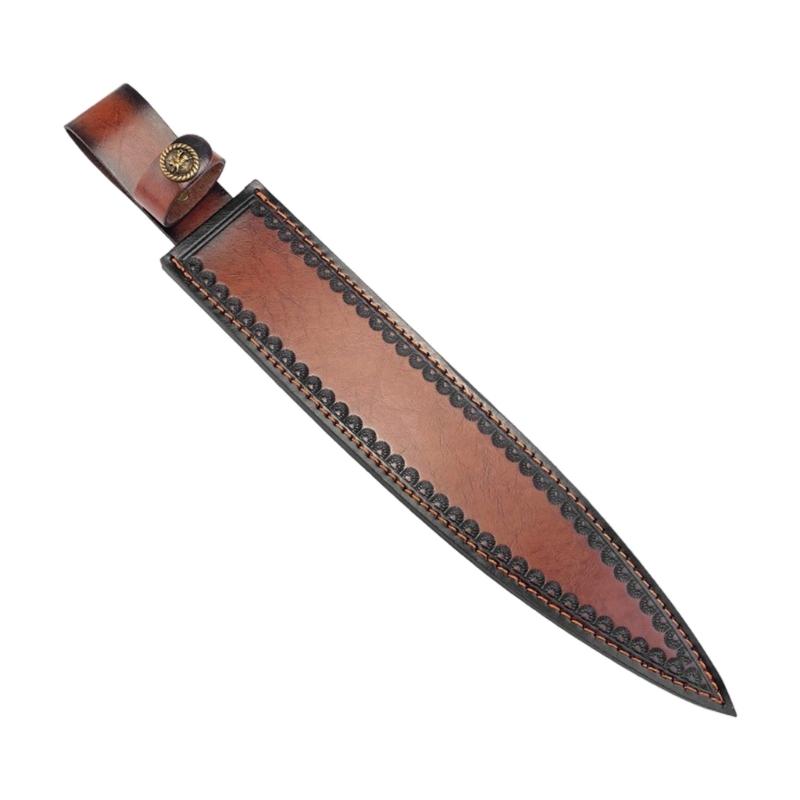 Leather Pouches Practical Cutter Sheath Flexible Cutter Pouches Kitchen Accessary Leather Sheath for Everyday Use