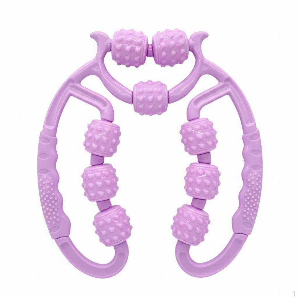 9-Wheel Leg Stretching Wheel, Foam Cylinder, Home Massage, Muscle Relaxation