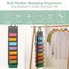 1PC Yoga Clothes Storage Hanging Bag Household Multi-layer Clothes Underwear Storage Bag Double-sided Door Storage Bag