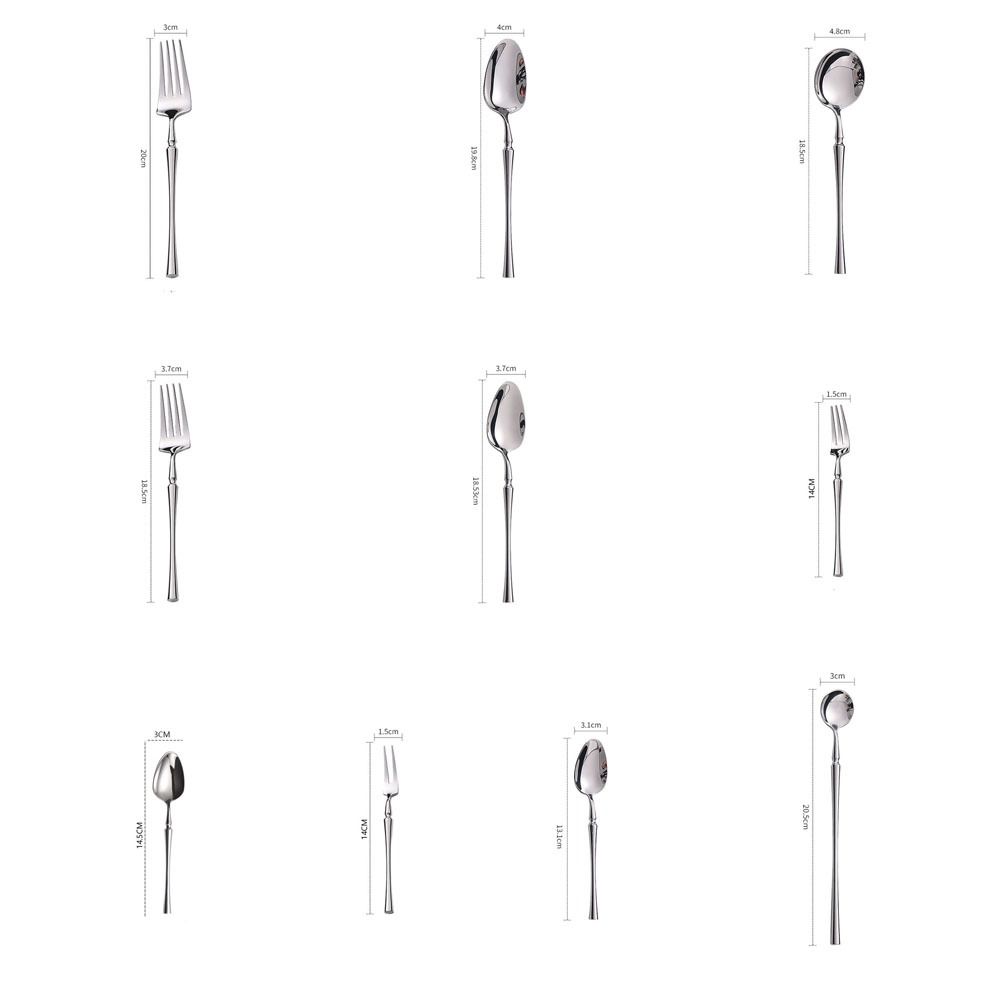 Creative 304 Stainless Steel Teaspoon Japanese Style Tableware Fruit Fork Hammer Pattern Design Dessert Spoon