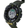 Casio Pro Trek Digital Green Bio Based Resin Strap Tough Solar PRG-340-3 100M Men's Watch