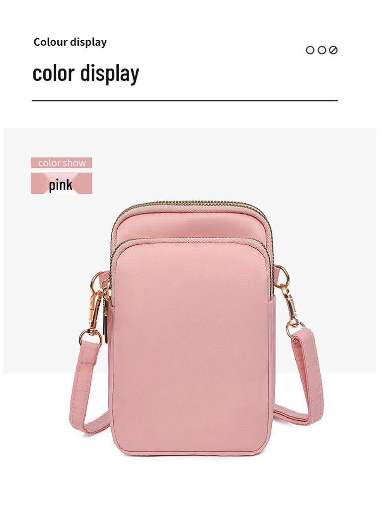 2024 Women's Crossbody Mobile Phone Bag - Trendy Korean-Style Mini Vertical Pouch and Coin Purse.