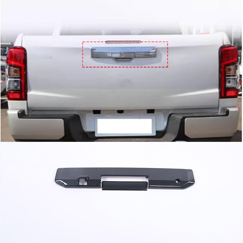 ABS Carbon Fibre For Mitsubishi Triton L200  2024 Interior Accessories Window Switch Steering wheel Gear Shift Panel cover