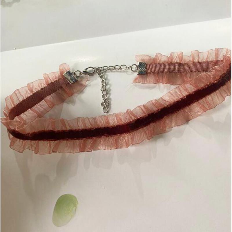 

Корейская мода бархатный чокер ожерелье для женщин винтажное сексуальное кружевное ожерелье с подвесками готическая шейная бижутерия аксессуары шоколадный