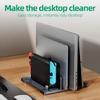 Portable Laptop Station Vertical Laptop Stand Adjustable Vertical Stand for Laptops and Tablets, Easy Heat Dissipation