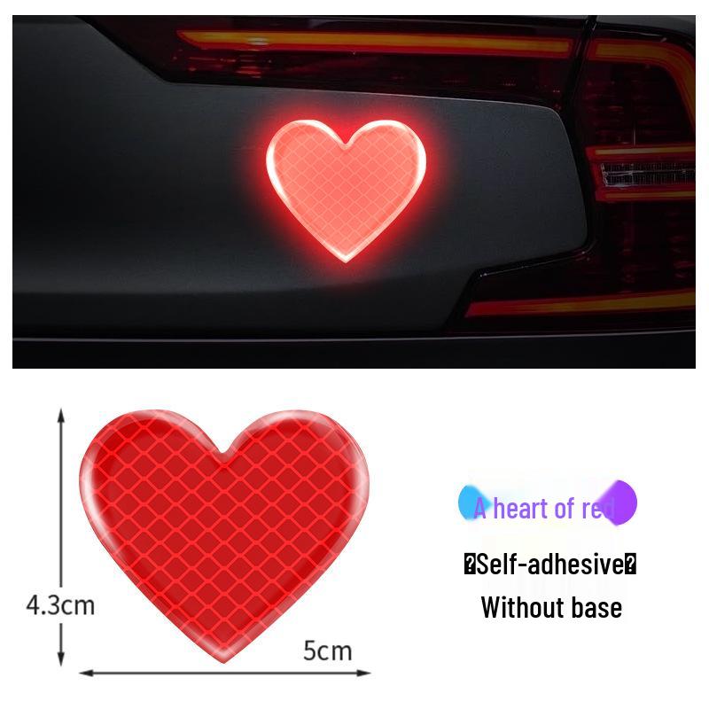 Reflektierender Warnschild-Aufkleber für Autos, Motorräder, Elektrofahrzeuge und Fahrräder