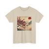 Vintage Cherry Blossom Woodblock Tee Japanese Graphical Art T-Shirt