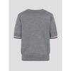 Binpolleidiseu [B. My] Wool Blend Lettering Point Knit Gray (Bf5851N013)