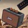 AG-04 Mini Guitar Amp 5W Portable Dual Speakers /Rechargeable Battery Powered Practice Guitar Combo Amplifier